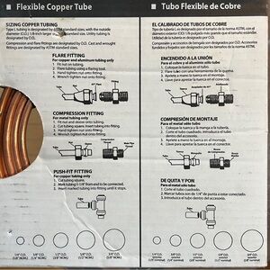 Copper Tubing Utility Grade Soft Coil Home and Arts Use